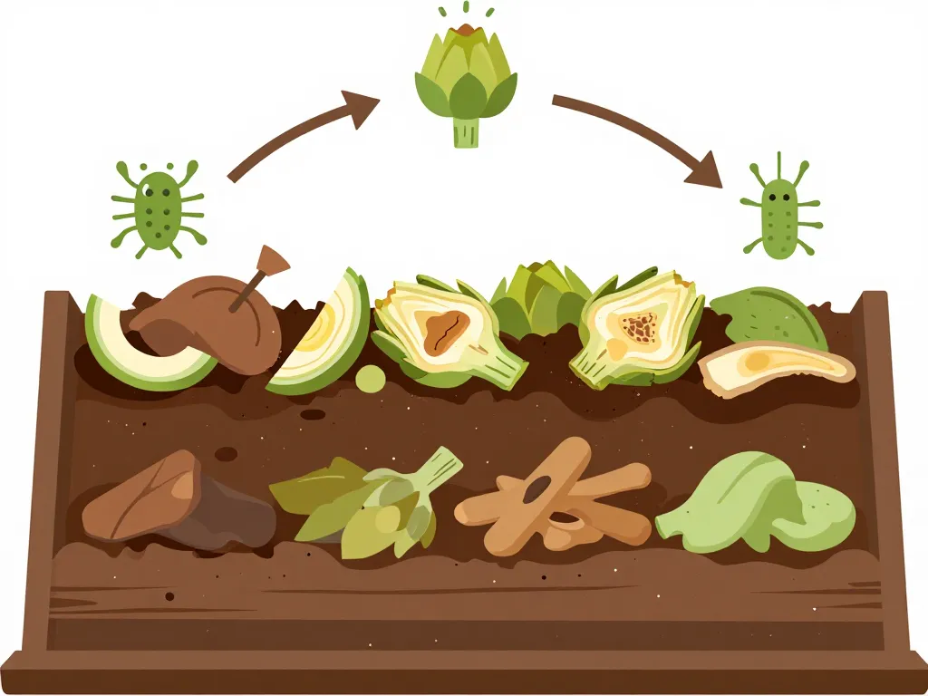 mélange artichaut compost étapes équilibre