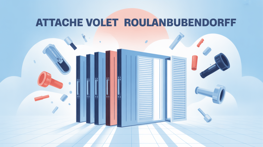 attache volet roulant bubendorff visuel pièces détachées