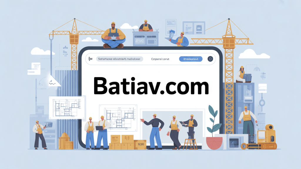 batiav.com interface digitale suivi chantier