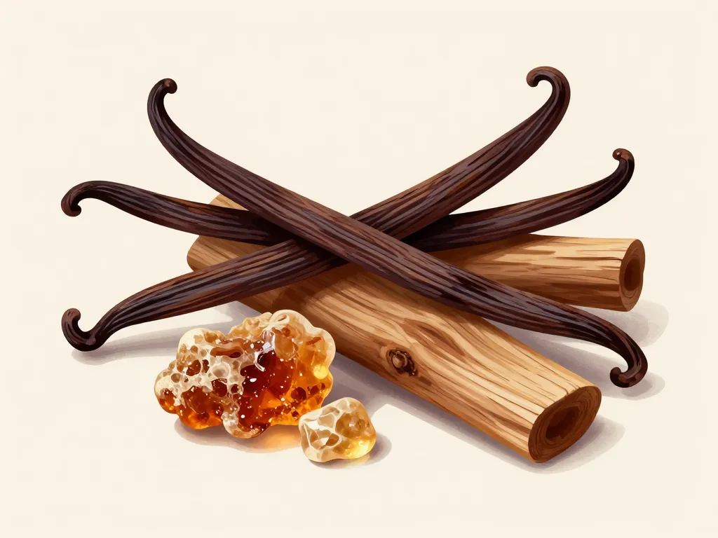 accords olfactifs black amber parfum