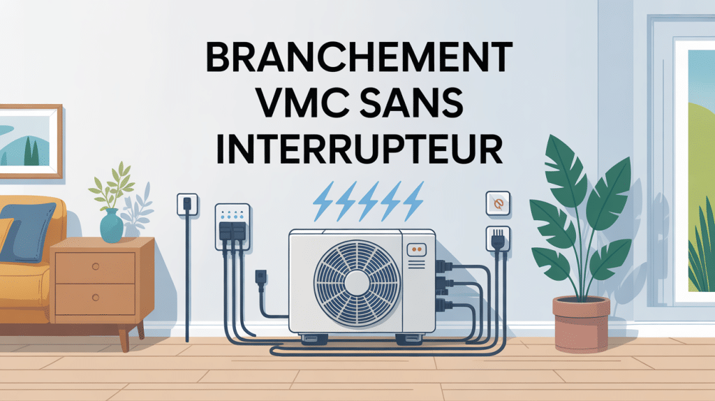branchement vmc sans interrupteur illustration du principe et schéma de câblage
