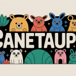 illustration colorée canetaupe concept créatif