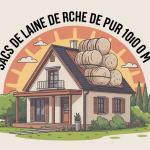 combien de sac de laine de roche pour 100m2 illustration thermique