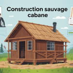 illustration construction sauvage qui paye les cabanes réglement urbanisme
