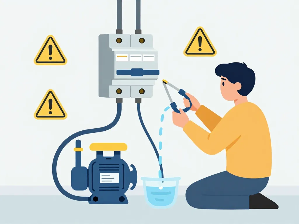 dépannage pompe de relevage vérification sécurité dépannage