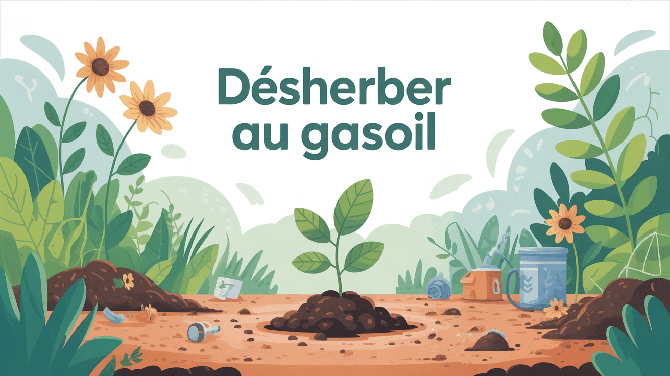 désherber au gasoil illustration sur dangers et interdiction