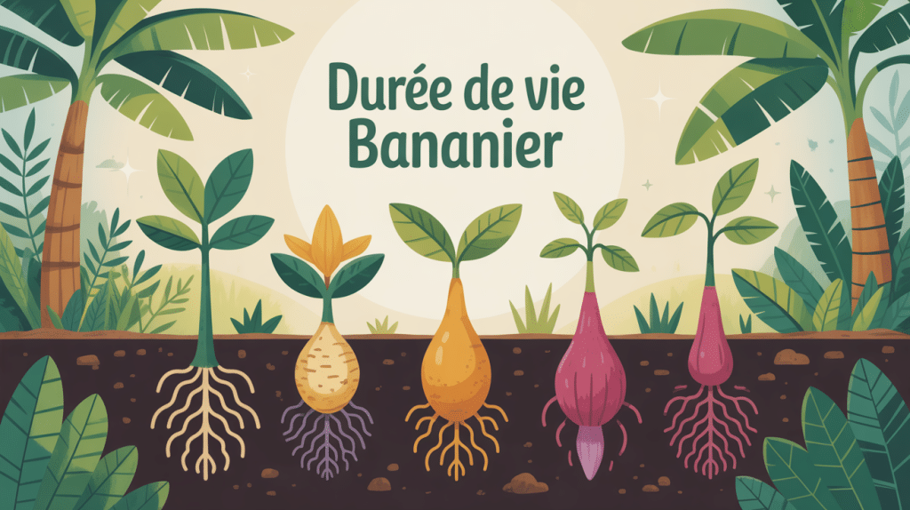cycle de vie et renouvellement durée de vie d'un bananier