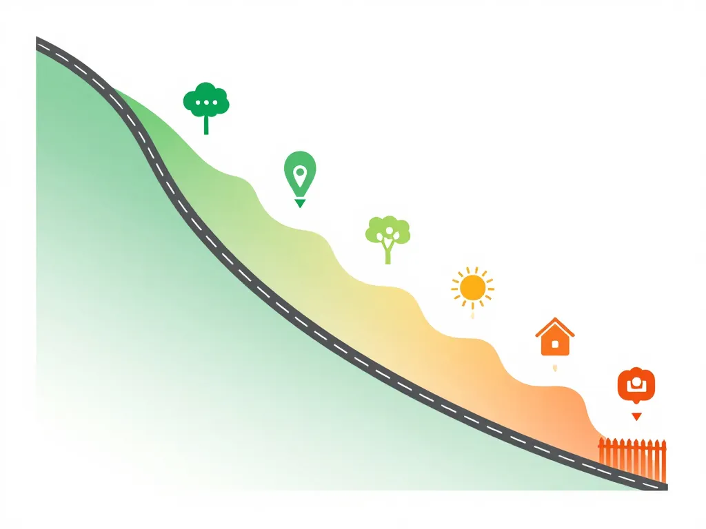 Illustration des critères éco-pâturage tarif : relief, accès, clôtures