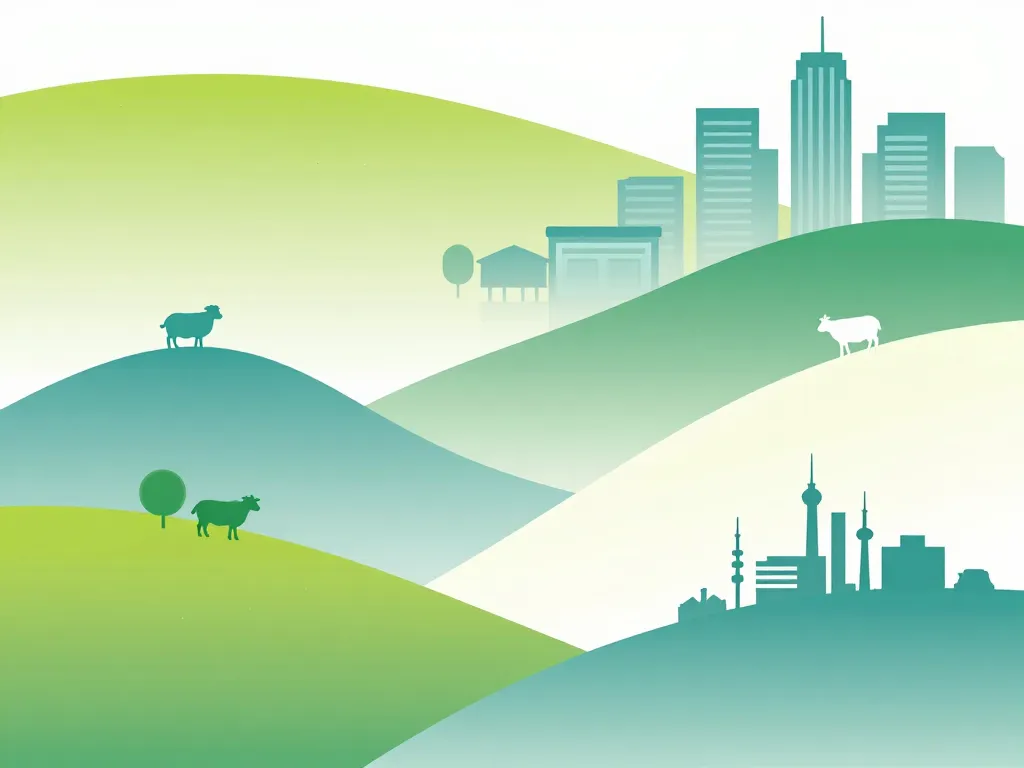 Différents terrains pour éco-pâturage tarif avec animaux stylisés