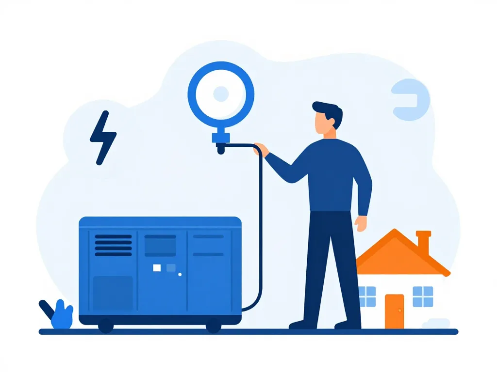 electricien generatrice expertise raccordement maison commerce