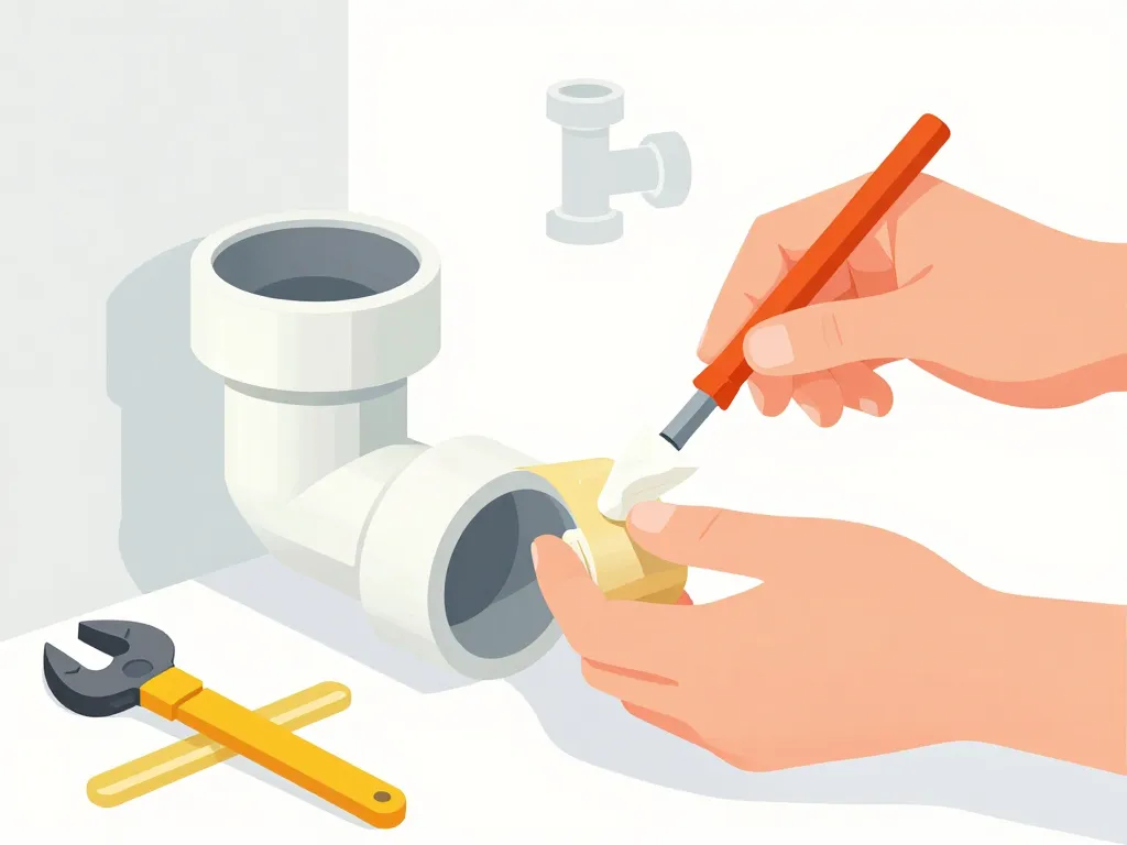 reparer fuite raccord pvc mal colle facilement