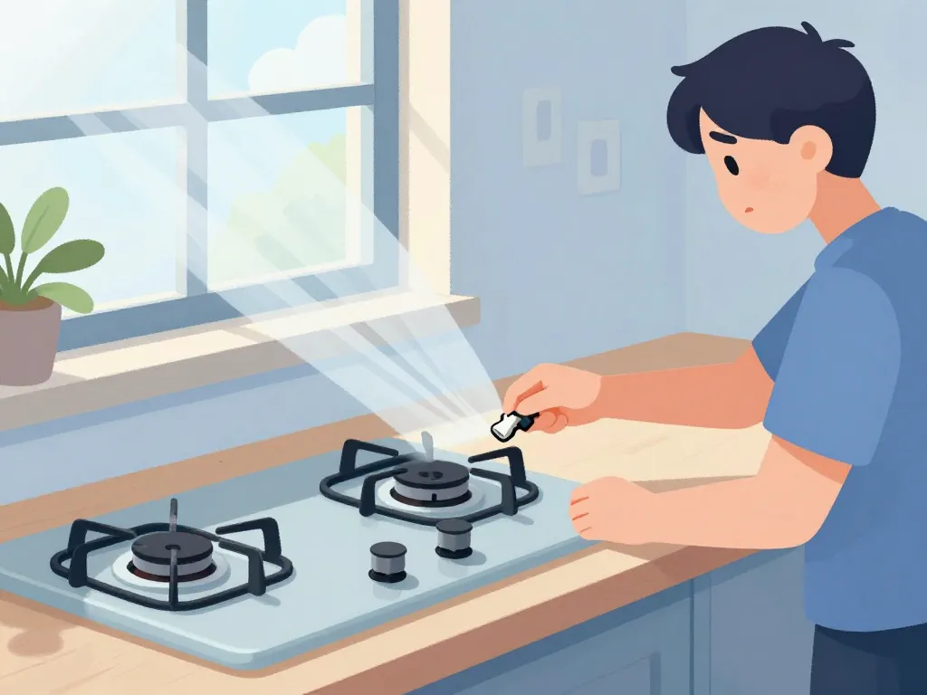 gaziniere qui fait tic tic gestes prioritaires