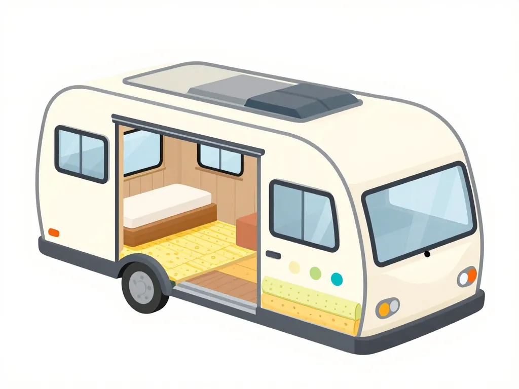 étapes isolation caravane plancher parois toit