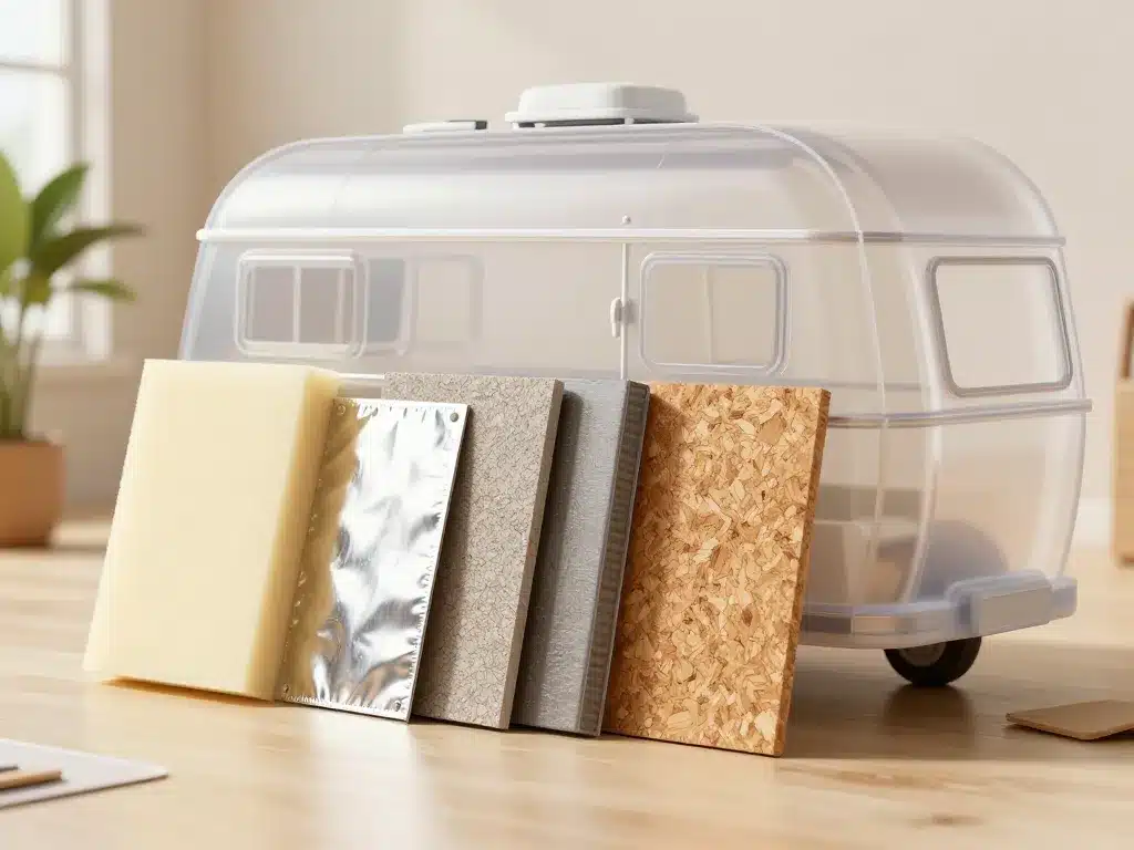 matériaux isolation caravane mousse réflecteur