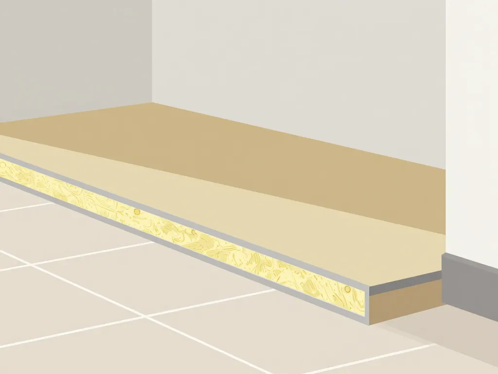 diagramme technique isolation thermique sous carrelage sans chape