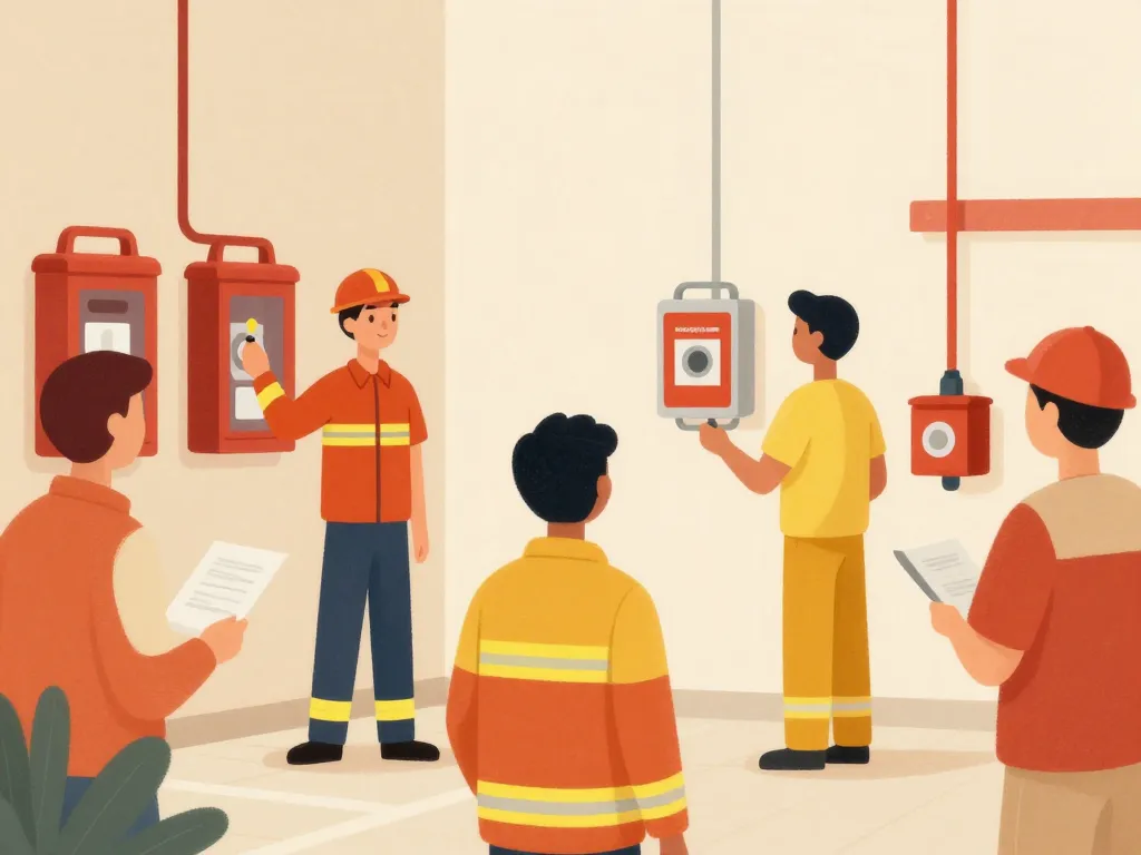 illustration équipe maintenance ssi d