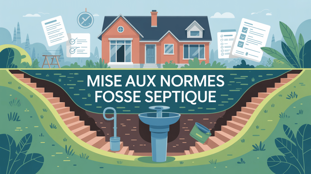 mise aux normes fosse septique maison coupe végétation SPANC