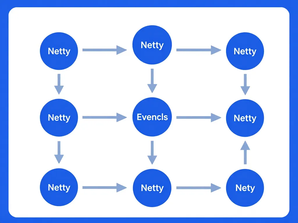 diagramme netty connection channels pipelines eventloops