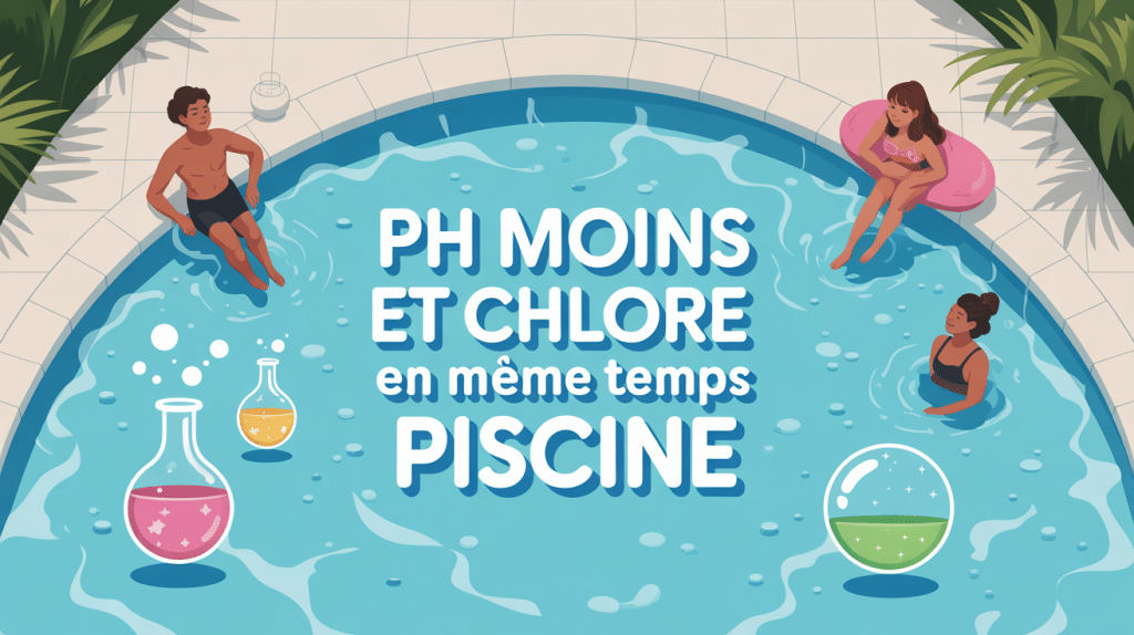 peut on mettre ph moins et chlore en même temps piscine image explicative