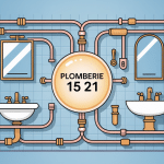illustration plomberie 15 21 réseau tuyaux raccords