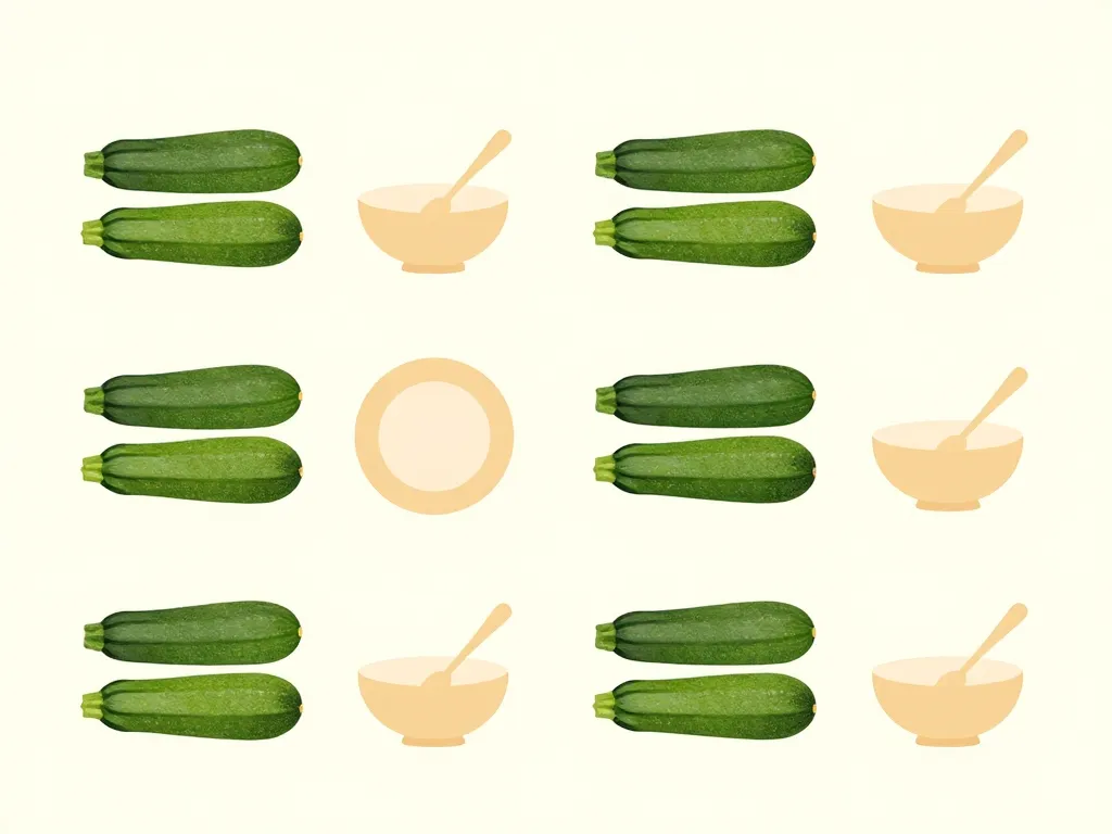 poid moyen d'une courgette nombre et portions en cuisine