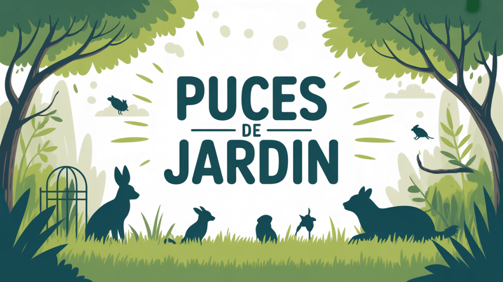illustration de la lutte contre les puces de jardin