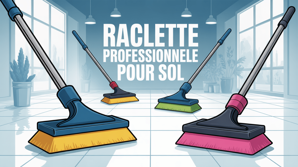 raclette professionnelle pour sol illustration efficacité sécurité
