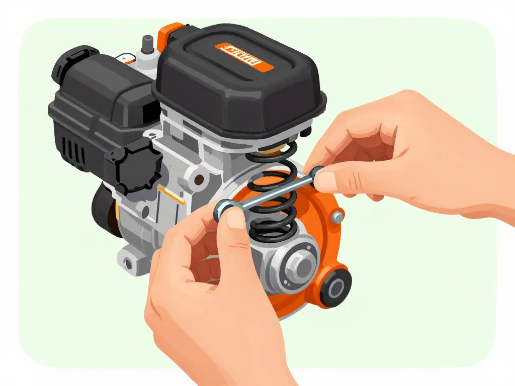 schema montage ressort regulateur briggs stratton explication montage