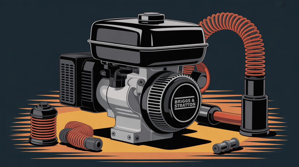 schema montage ressort regulateur briggs-stratton sur moteur tondeuse