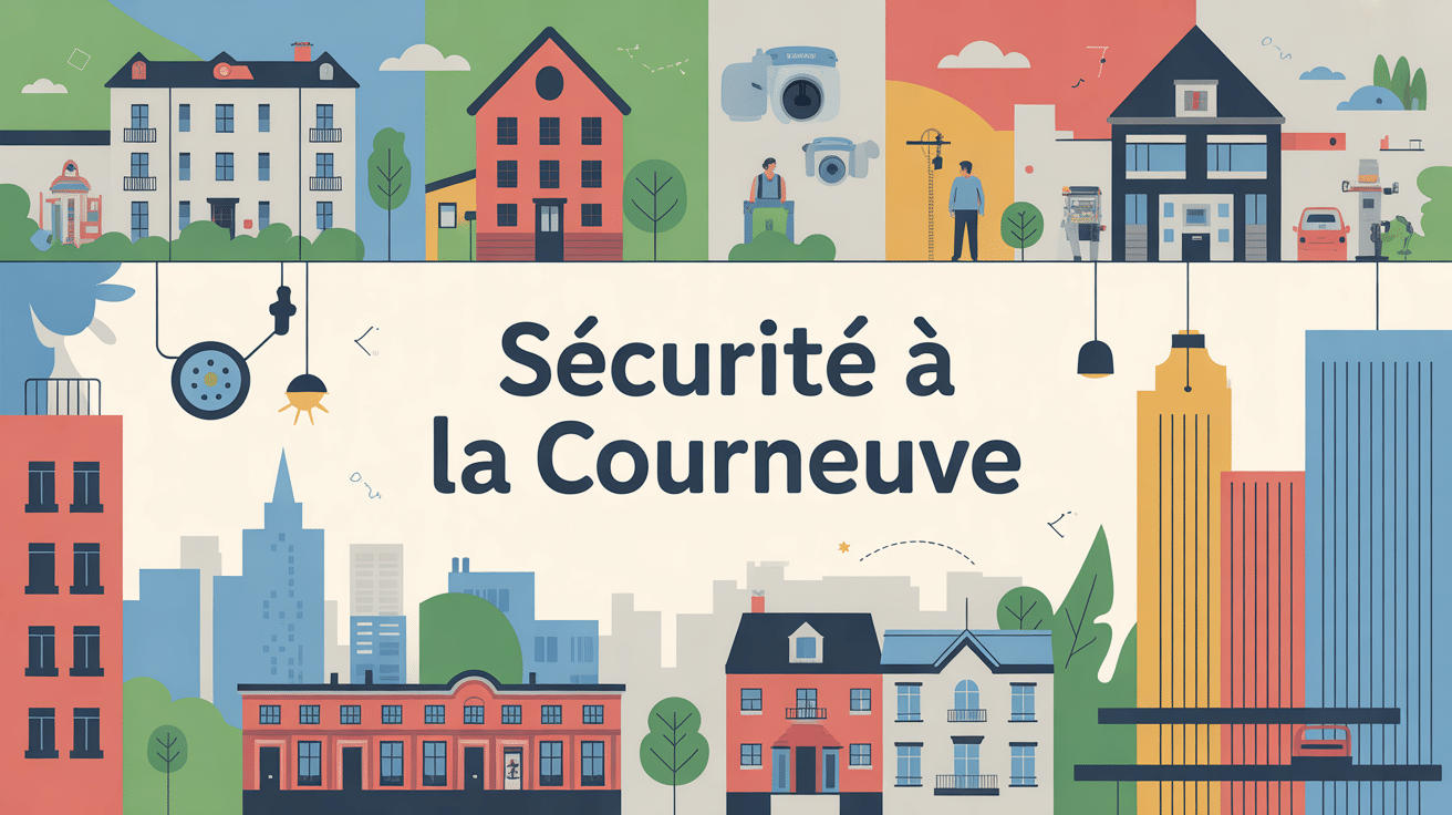 Illustration globale sécurité à La Courneuve quartier dangereux