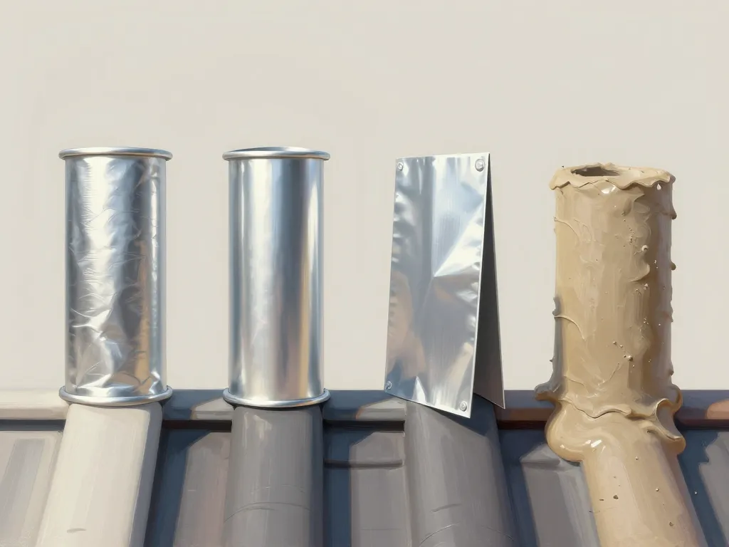 exemples solin mur zinc alu plomb mortier