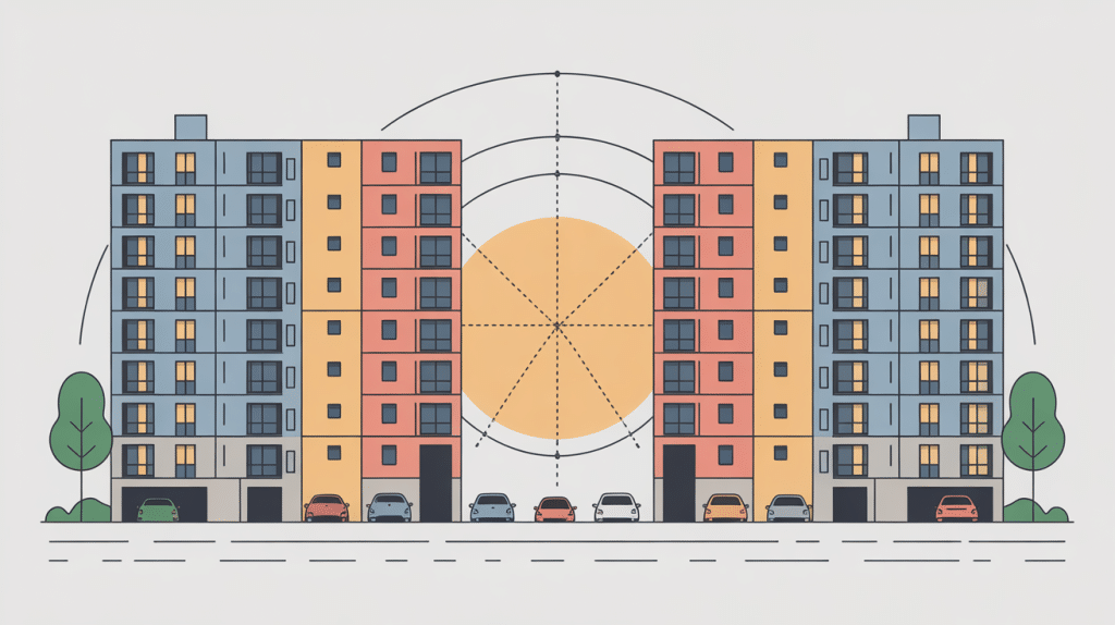 illustration répartition tableau calcul tantième copropriété