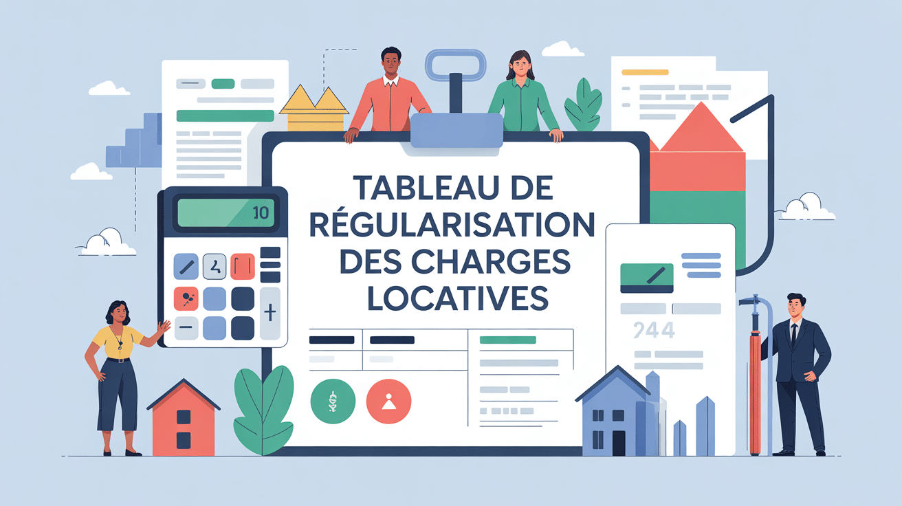 tableau régularisation charges locatives gratuit vue d’ensemble processus