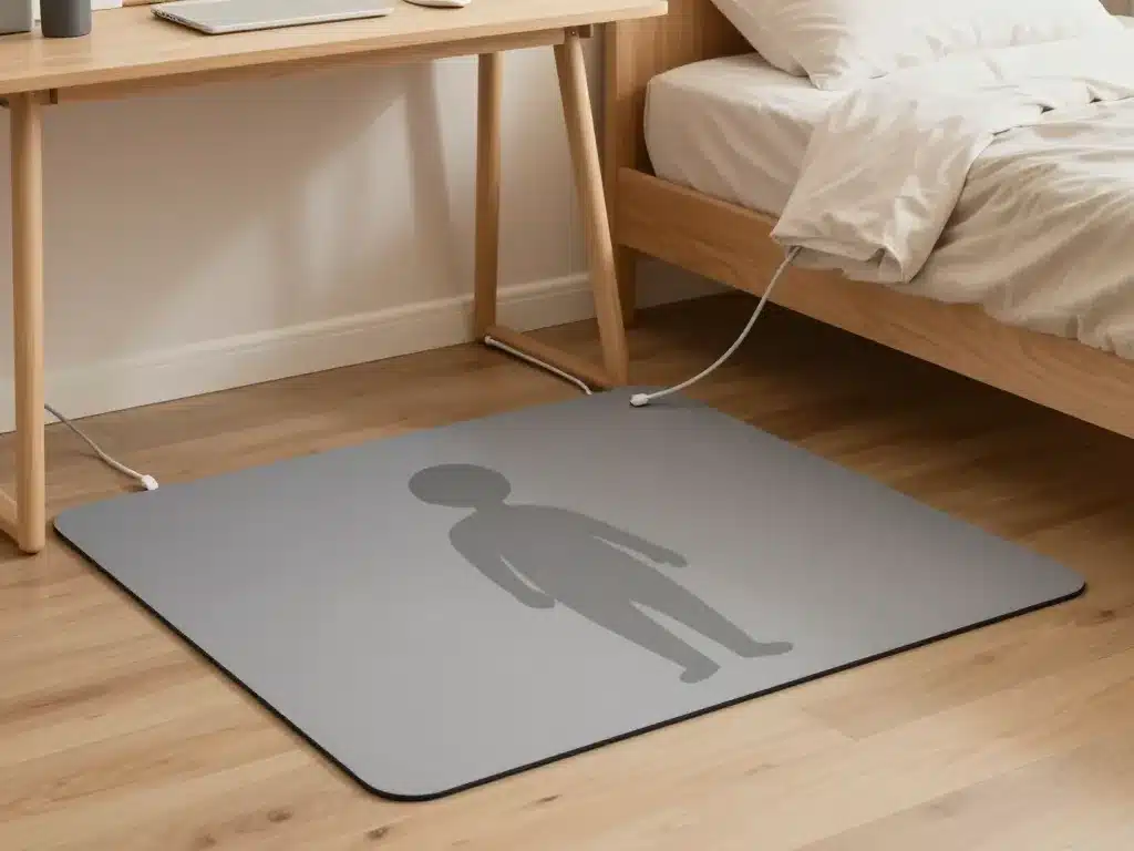 scène utilisation tapis de mise à la terre sécurité