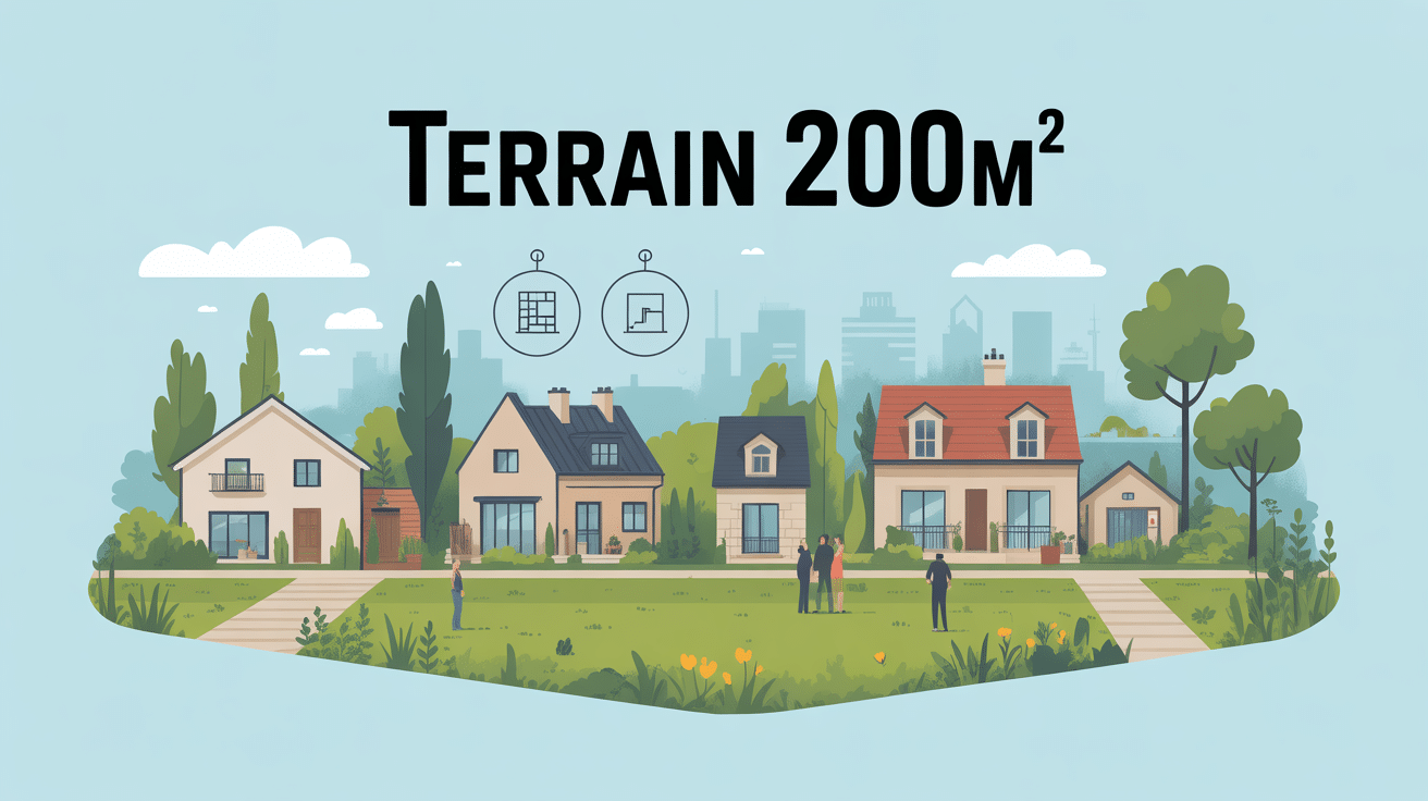 illustration terrain 200m2 usages potentiel