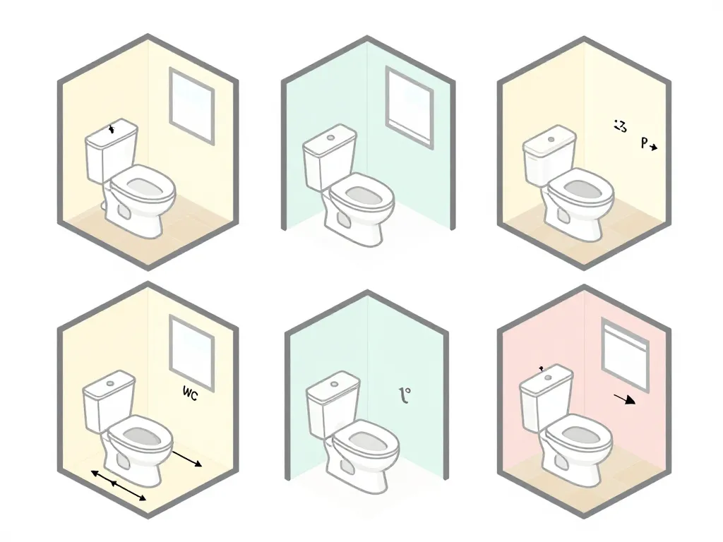 diagramme wc à l'anglaise dimensions salle de bains