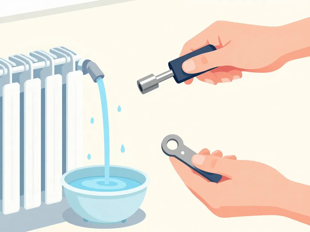 Étapes pour savoir dans quel ordre purger les radiateurs