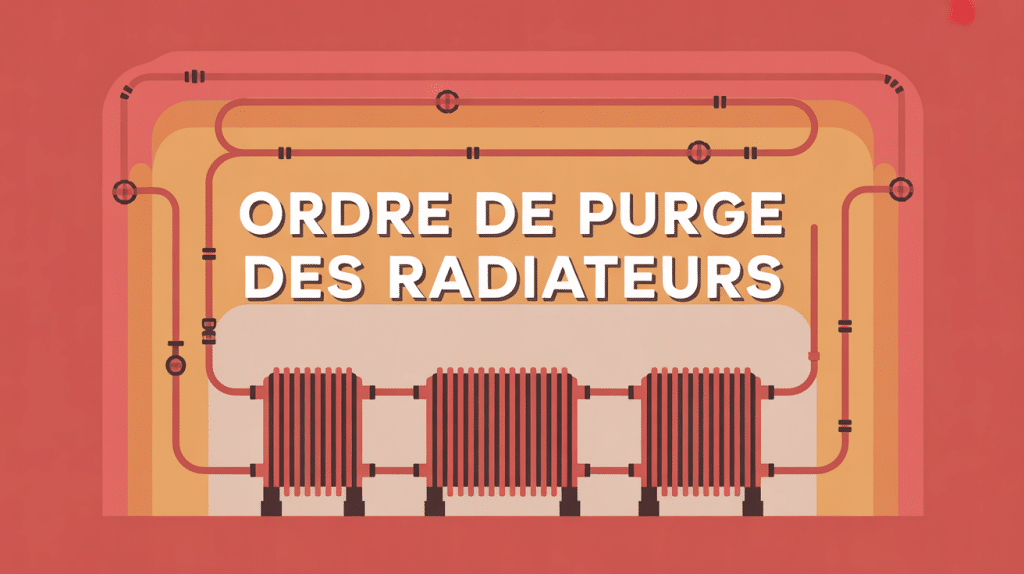 Schéma central sur dans quel ordre purger les radiateurs