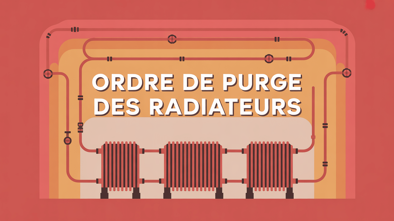 Schéma central sur dans quel ordre purger les radiateurs