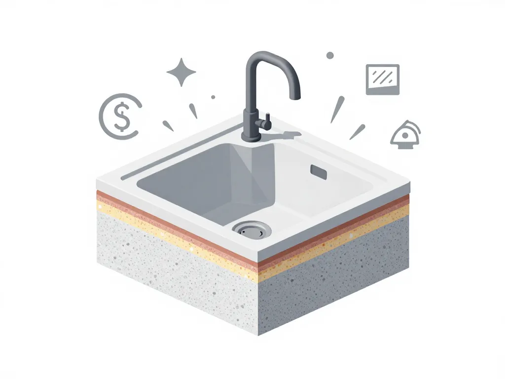 évier en résine comment le nettoyer structure et conseils