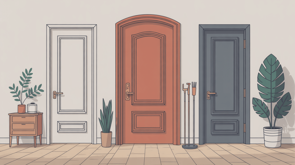 illustration des techniques habillage comment cacher un encadrement de porte moderne