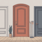 illustration des techniques habillage comment cacher un encadrement de porte moderne