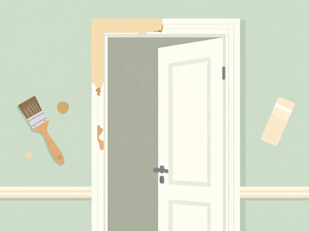 avant après habillage comment cacher un encadrement de porte solutions rapides