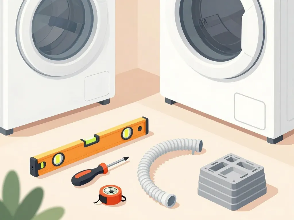 outils etapes installation seche linge