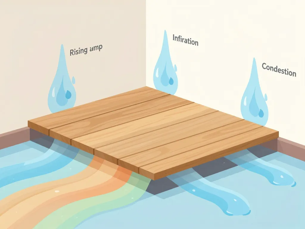 isoler un sol humide schéma remontée capillaire infiltration condensation