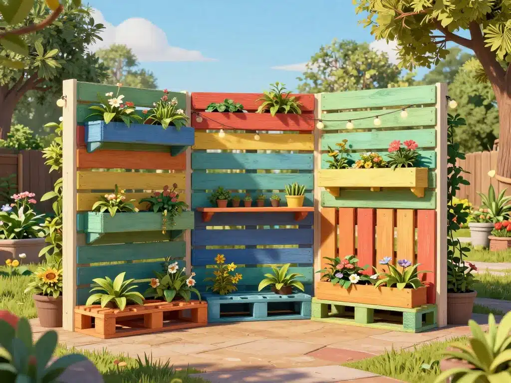 brise vue palette personnalisé déco plantes entretien