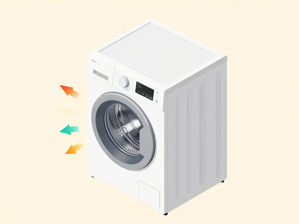 Schéma bloquer tambour machine à laver risques transport