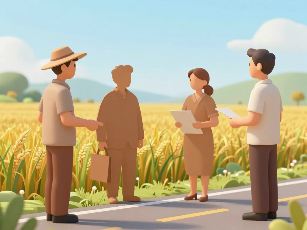 Comment savoir qui exploite une parcelle agricole, scène de premiers réflexes