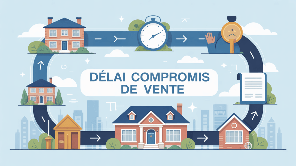 illustration délai compromis vente étapes transaction