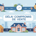 illustration délai compromis vente étapes transaction